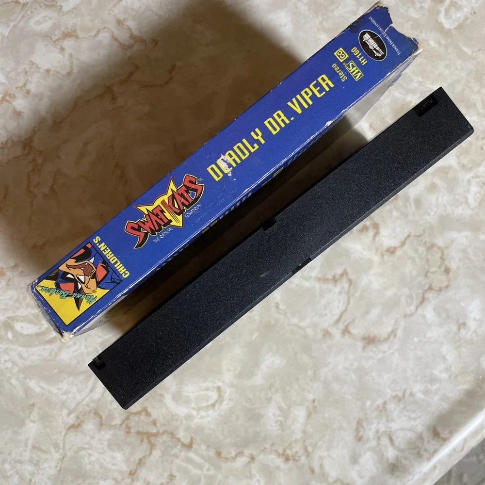 RARE !!! Vintage SWAT KATS -The Radical Squadron - Deadly Dr. Viper - VHS